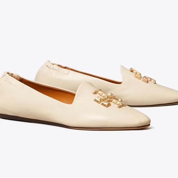 Brands New, Never Used, NWT. Tory Burch Eleanor Loafers in cream size 8. - Picture 4 of 4